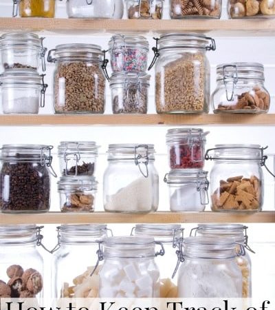How to Keep Track of Kitchen Inventory- Save yourself valuable time and money by creating an inventory of items you have on hand in your kitchen.