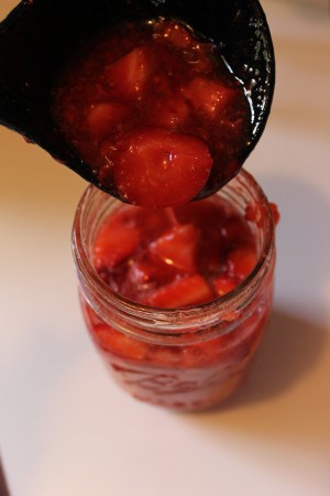 no-cook strawberry freezer jam recipe