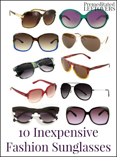 10 frugal fashion sunglasses