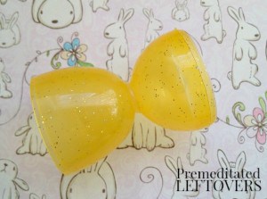 DIY Easter Egg Cups - Using Plastic Easter Eggs from a Dollar Store