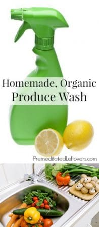 Organic Fruit and Vegetable Wash Recipe