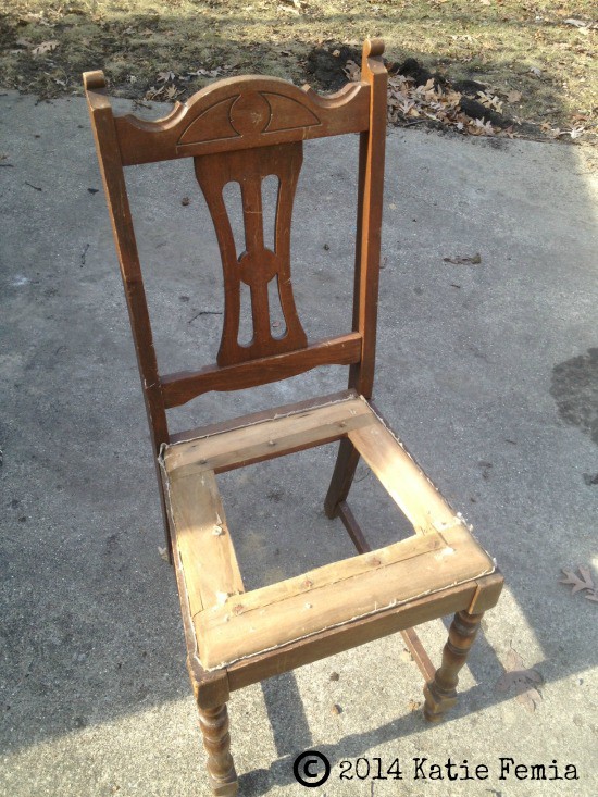 how to make a chair planter from an old chair