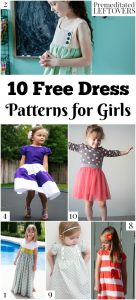 10 Free Dress Patterns for Girls