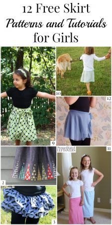10 Free Skirt Patterns for Girls