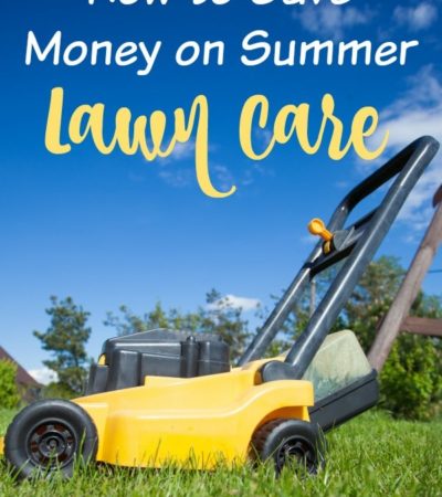 How to Save Money on Summer Lawn Care - frugal tips to help you save money maintaining your lawn and yard this summer.