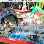 How to make a Pirate Grotto Garden for kids - Because some kids would rather play in a pirate garden than a fairy garden!