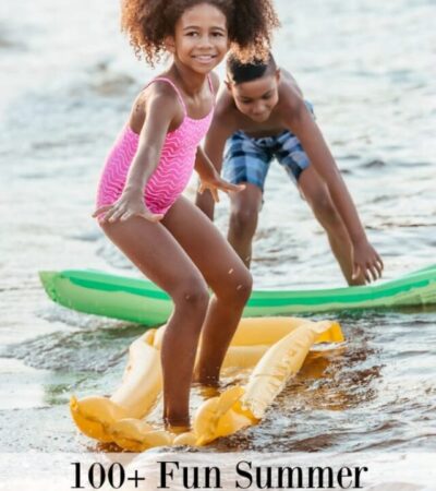 Fun summer activities for kids, including going to the beach