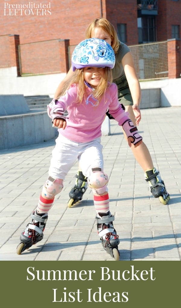 summer bucket list idea - rollerblading