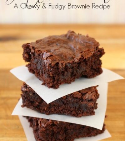 Gluten-Free Brownies - A Chewy and Fudgy Brownie Recipe