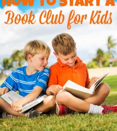 How to Start a Book Club for Kids