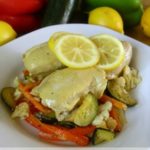 Lemon Pepper Poached Chicken