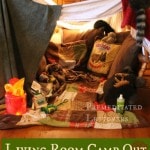Living Room Camp out Ideas for Kids
