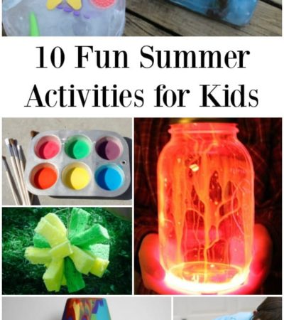 Summer activities to do at home with kids