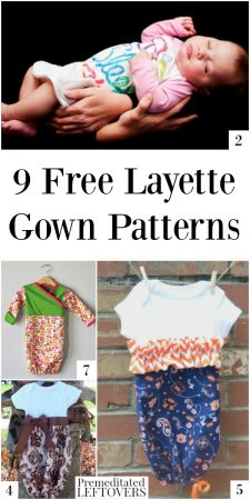 9 Free Layette Gown Patterns