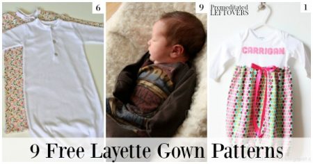 9 Free Layette Gown Patterns