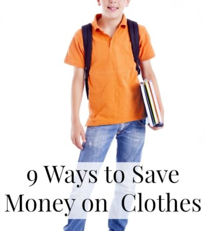 9 Ways to Save Money on Back to School Clothes