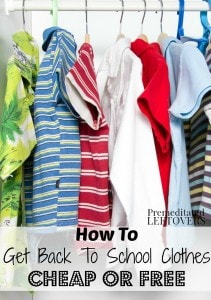 How to Get Back to School Clothes Cheap or Free