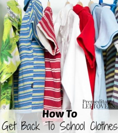 How to Get Back to School Clothes Cheap or Free