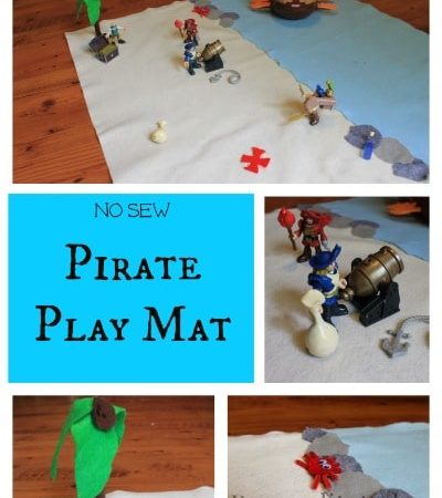 DIY No Sew Pirate Play Mat