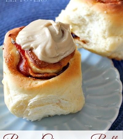 Bacon Cinnamon Rolls with Maple Frosting