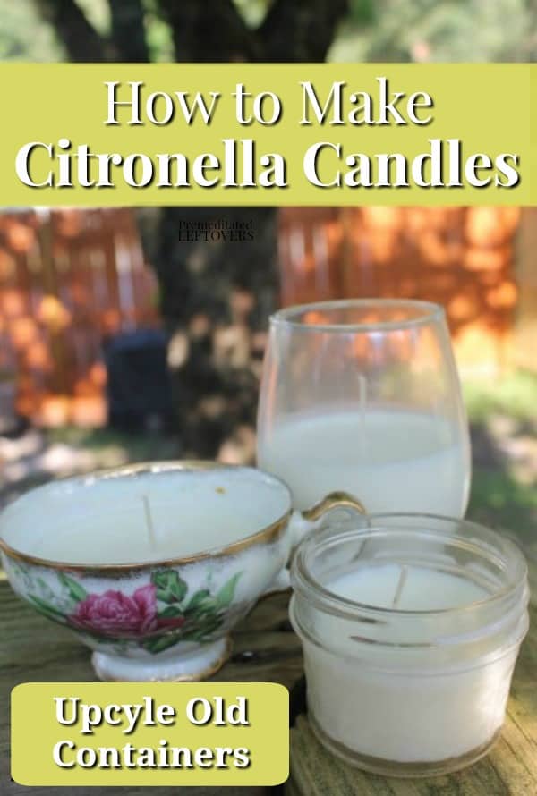 How to make citronella candles - recipe, tutorial and tips