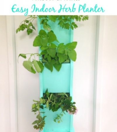 How to Make an Indoor Herb Planter from a Mail Sorter - Upcycle an old mail sorter and convert it to an indoor herb planter.