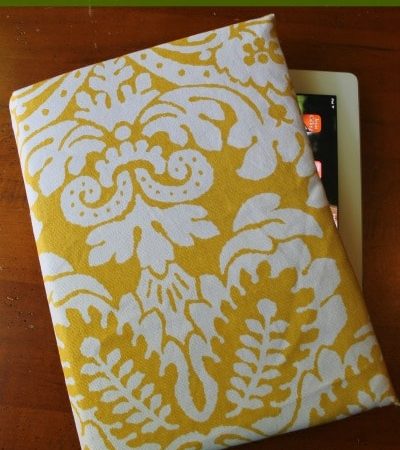 DIY Tablet Cover Tutorial - directions for making a cover for your Kindle or Tablet