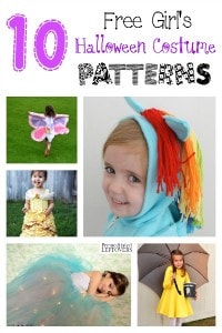 10 Free Halloween Costume Patterns for Girls