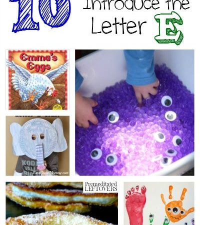 10 ways to introduce the letter e
