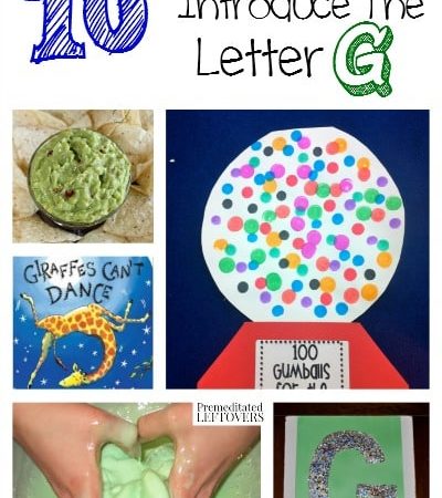 10 ways to introduce the letter g