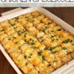 Buffalo Ranch Chicken Casserole Recipe with Tater Tots