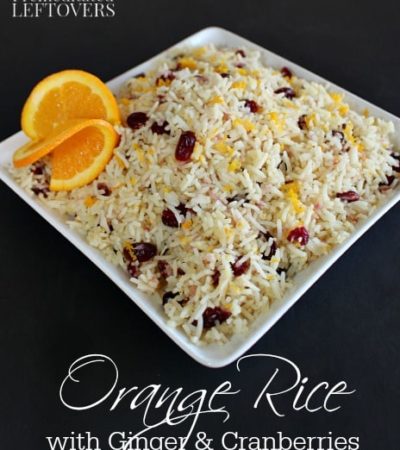 Orange Rice with Cranberries