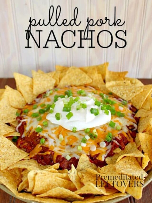 Cheese Pulled Pork Nachos Story