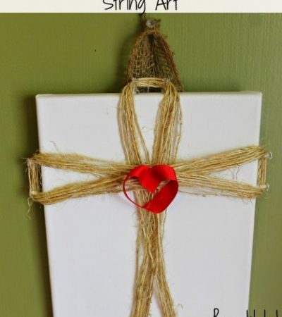 Old Rugged Cross String Art Craft