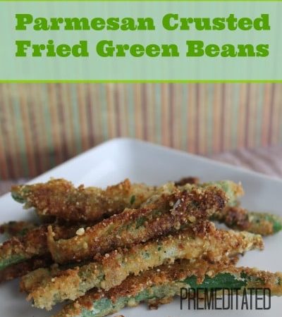 Parmesan Crusted Fried Green Beans