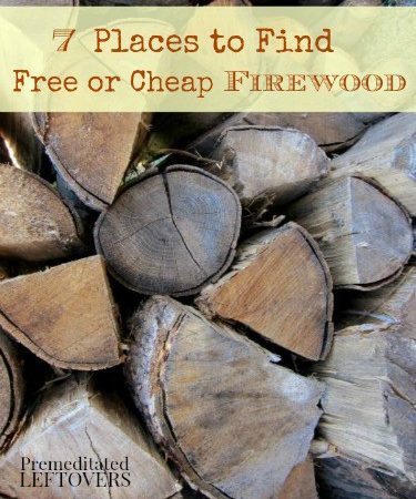 7 Place to find free or cheap firewood