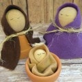 DIY Flower Pot Nativity Set- This is such a sweet and simple way to make your own Nativity set. It is also a Christmas craft your children are sure to love.