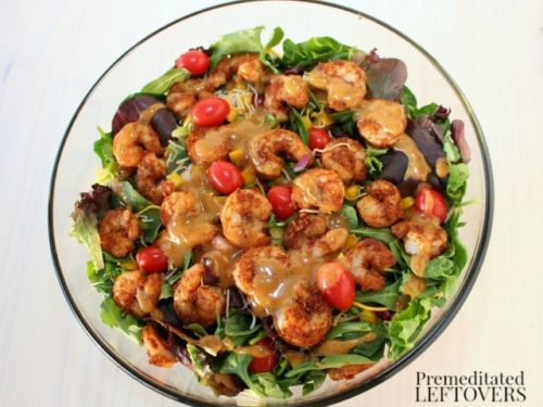Shrimp Avocado Salad (w/ Honey Jalapeno Dressing) - Chef Savvy