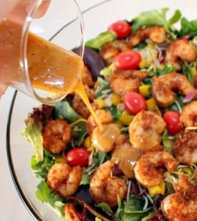 Dressing recipe for Southwest Shrimp Salad with Spicy Honey-Lime Dressing