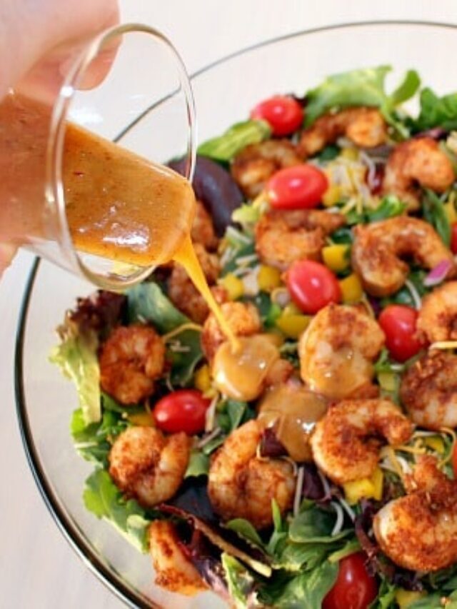 Easy Southwest Shrimp Salad with Spicy Honey-Lime Dressing Story