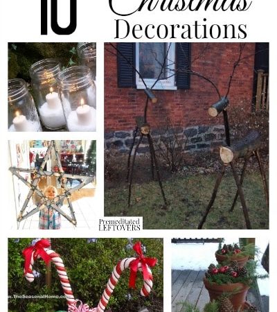 10 DIY Outdoor Christmas Decorations