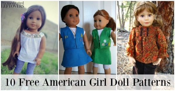 If you are looking to expand your daughter's doll's wardrobe, take a look at these 10 free American Girl clothes sewing patterns.