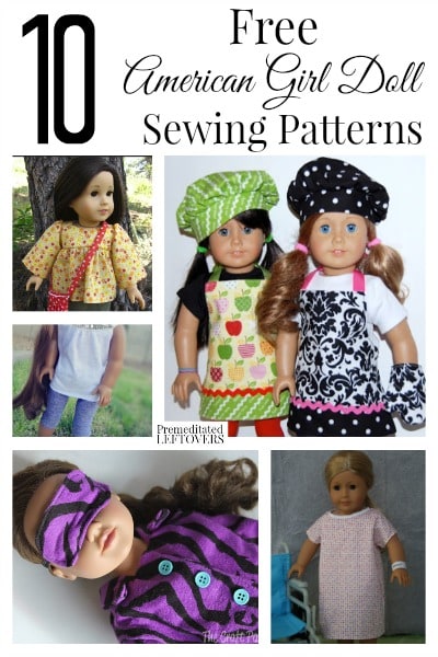 10 American Girl Doll Clothes Free Sewing Patterns