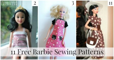 10 Free Barbie Sewing Patterns
