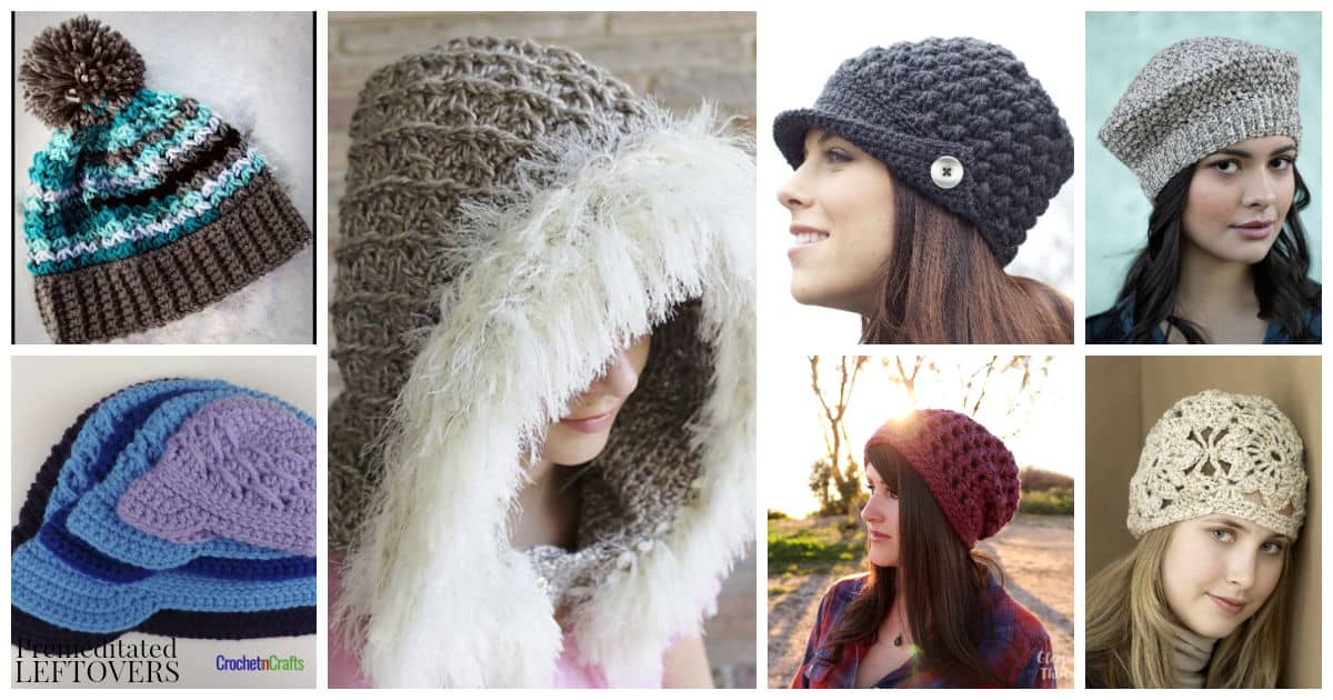10 Free Crochet Hat Patterns for Women