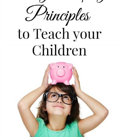 Frugal Principles to Teach Your Children