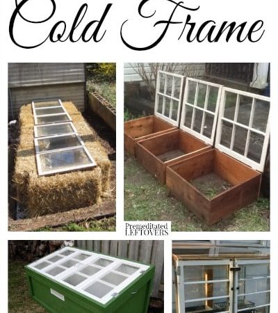 Frugal Ways to build a Cold Frame
