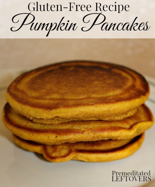 Quick and easy Gluten-Free Pumpkin Pancakes Recipe. Enjoy the flavors of fall with this gluten-free pumpkin pancake recipe. Includes dairy-free options.