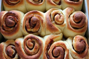 Bacon Cinnamon Rolls with Maple Icing