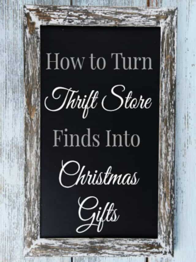 How to Turn Thrift Store Finds into Christmas Gifts - Story ...